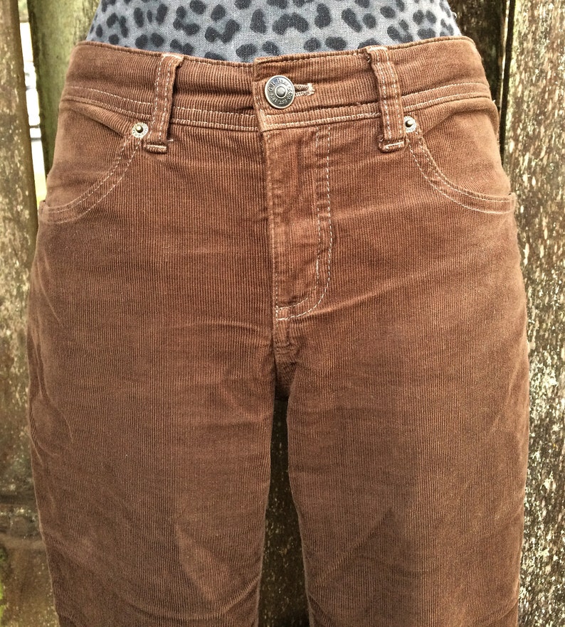 low rise corduroy pants
