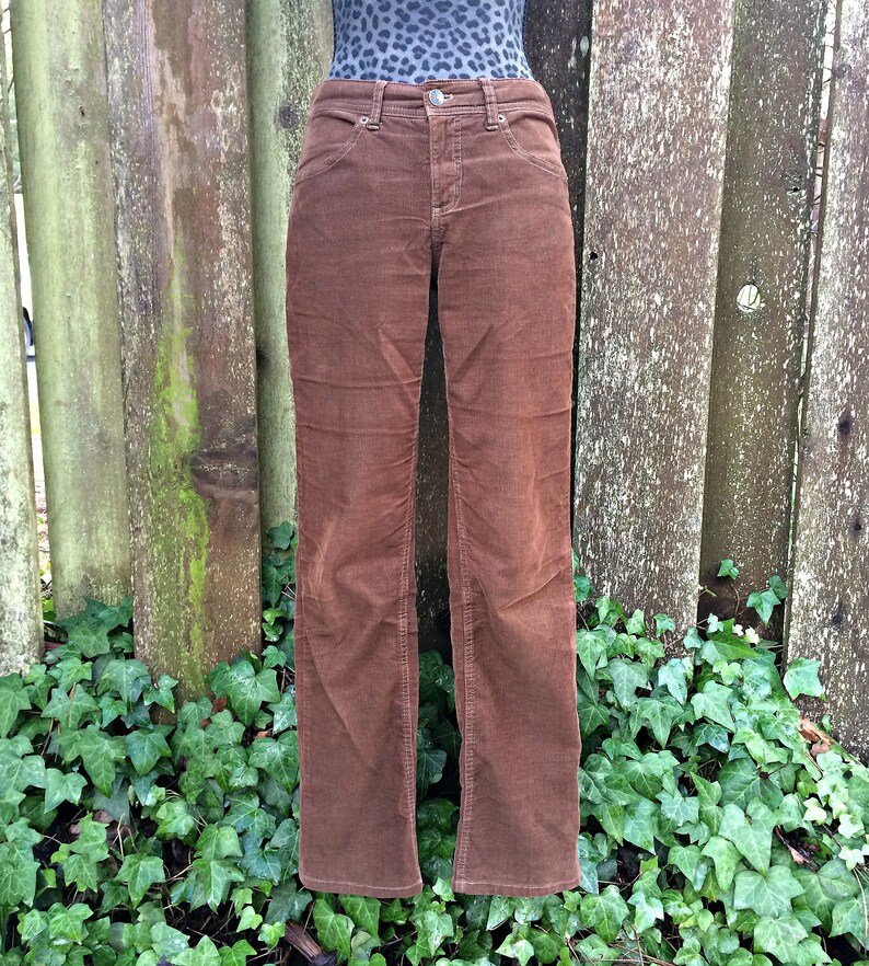 low rise corduroy pants