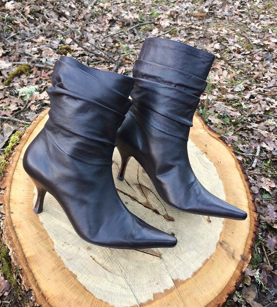 bcbg leather boots