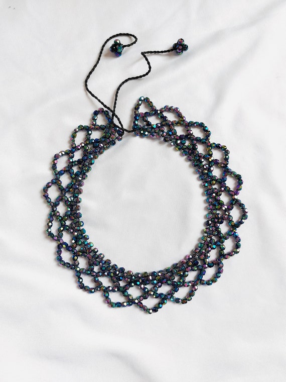 Vintage necklace "Morrigan" fairy whimsigoth witc… - image 4