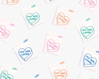 You Are Loved Labels | 6 Sew-in Labels by Kylie and The Machine (KATM)