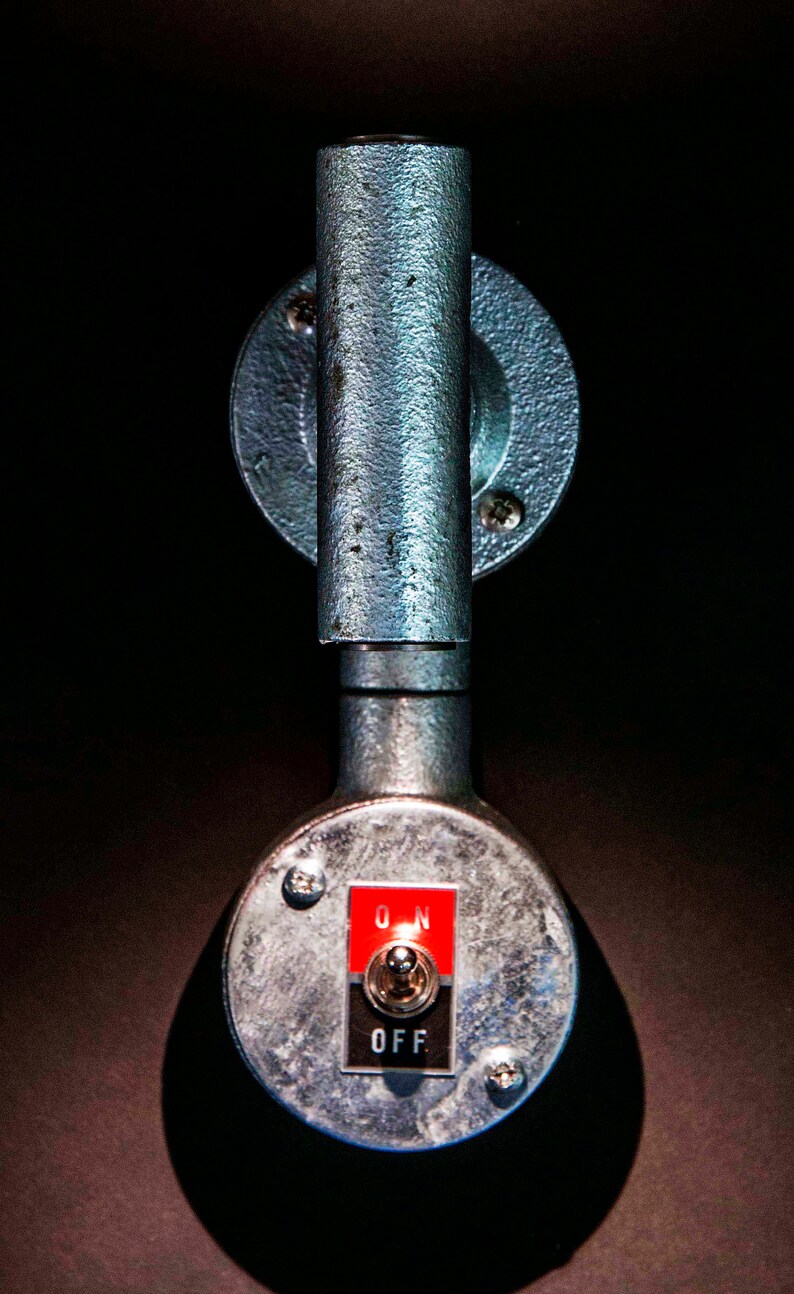 Industrial Wall Light With Switch Sophisticated Conduit Etsy UK