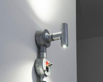 Plug in muur sconce DIY Safe Eenvoudig installeren uit de doos Industriële lampen Steampunk verlichting Rustieke verlichting Leiding verlichting