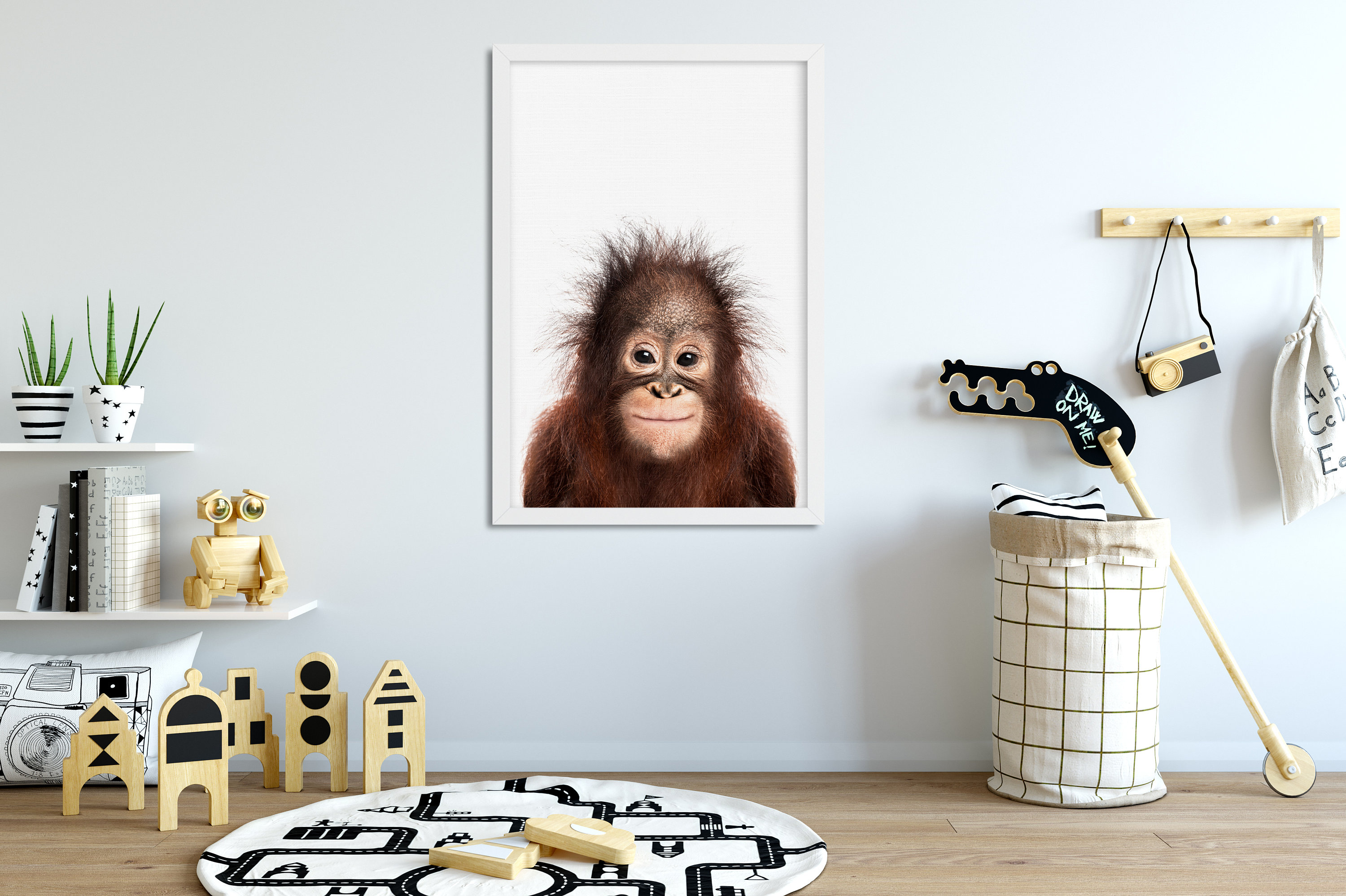 Monkey Print Monkey wall art Monkey print digital download Etsy