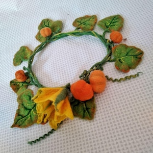 Halloween accessory, Halloween, accessory for a hat, sorceress accessory for a witch pumpkin on a Halloween cosplay accessory for a costume