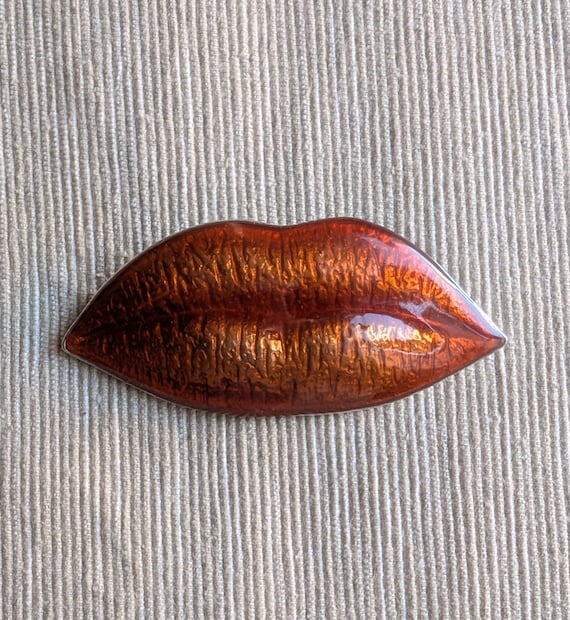 Sonia Rykiel Vintage Lips/mouth Brooch - Etsy