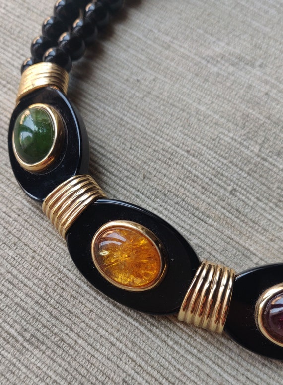 Francesca Romana FR Vintage 80s Necklace Etsy UK
