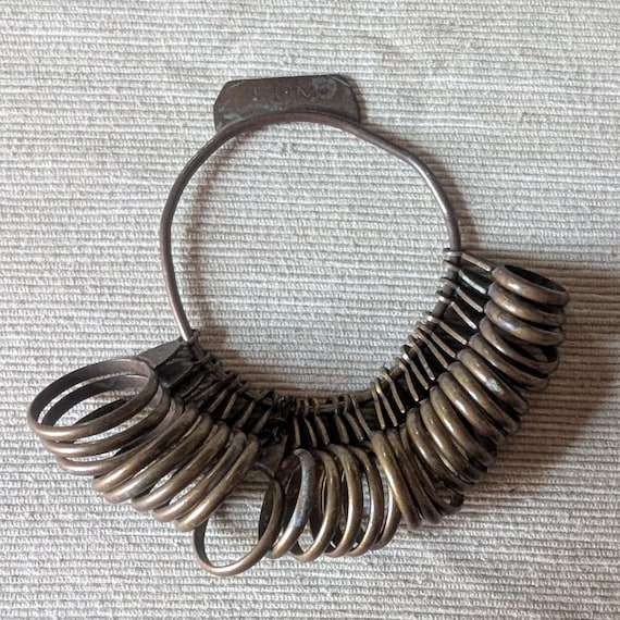 BUM Milano Vintage Ring Sizer Brass Jeweler's Ring Sizer