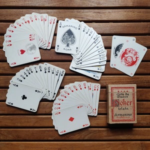 Armanino Roma Carte da Giuoco Poker, Telate del 1938/1939 - 1 mazzo