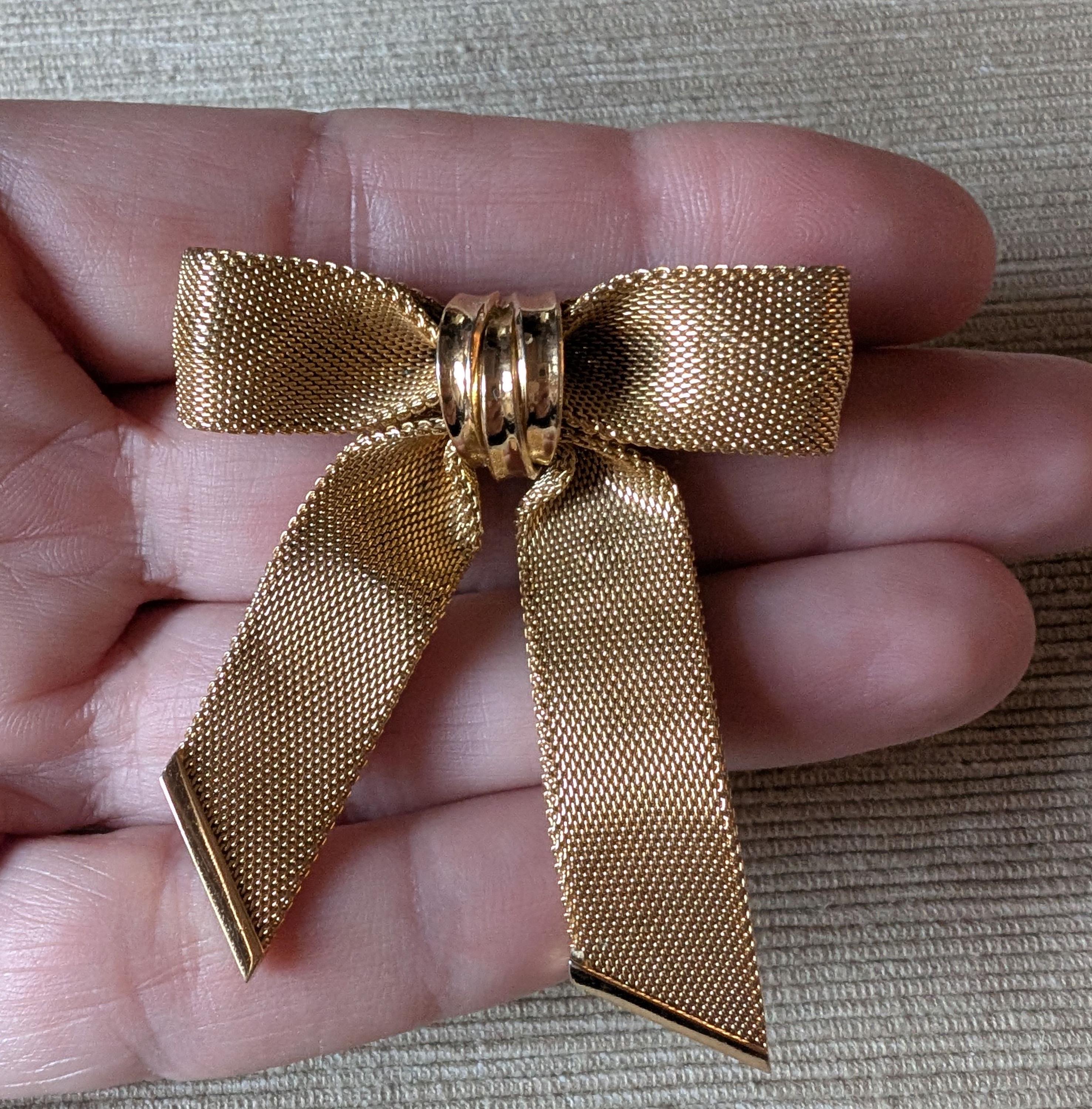Christian Dior Bow Brooch Vintage 1964 - Etsy