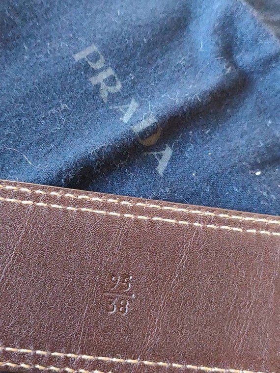 Original Prada Milano Damengurtel Etsy