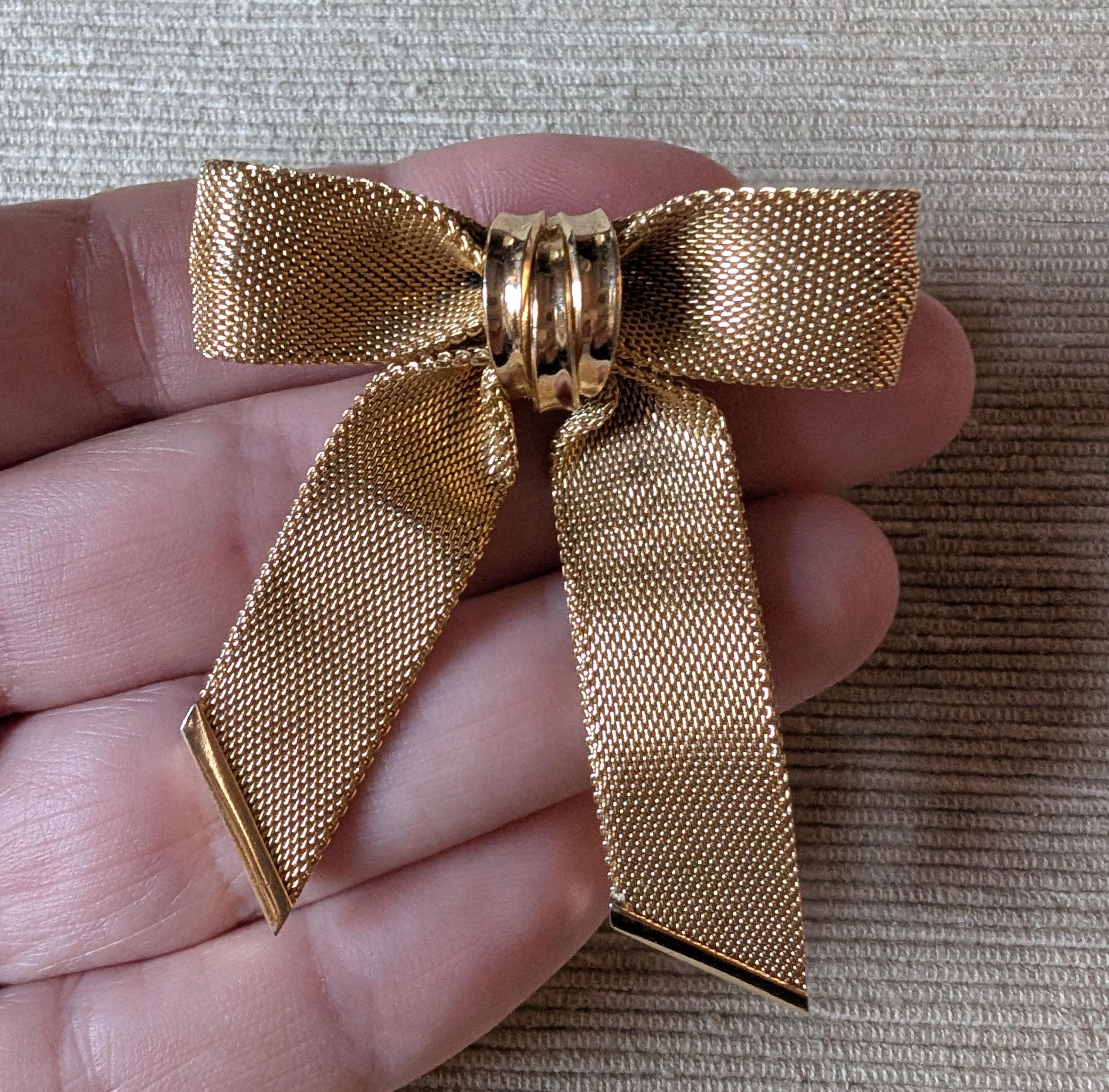 Christian Dior Bow Brooch Vintage 1964 - Etsy