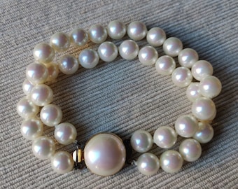 Christian Dior Vintage-Armband mit synthetischen Perlen