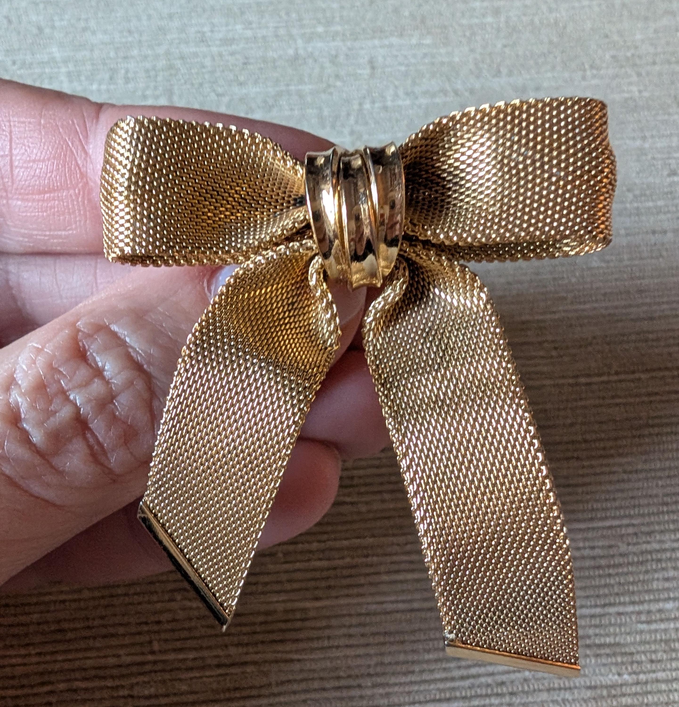 Christian Dior Bow Brooch Vintage 1964 - Etsy