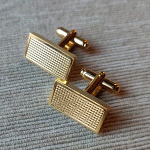 Gemelli Vintage Placcati Oro, anni &#39;60