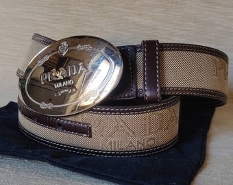 Ceinture femme originale Prada Milano