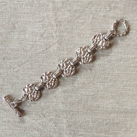 Bracelet Vintage à Breloques Perles JACKY DE G PARIS Doré - Occasion Bon état