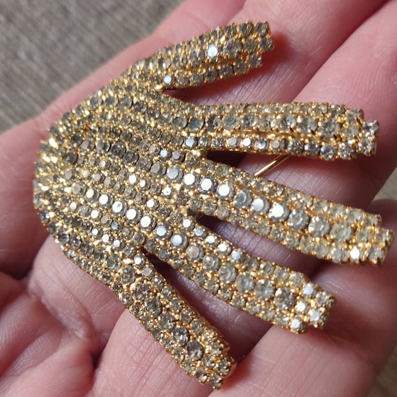 Broche Vintage Ermani Bulatti Années 80 - Argent Plaqué Et Nacre