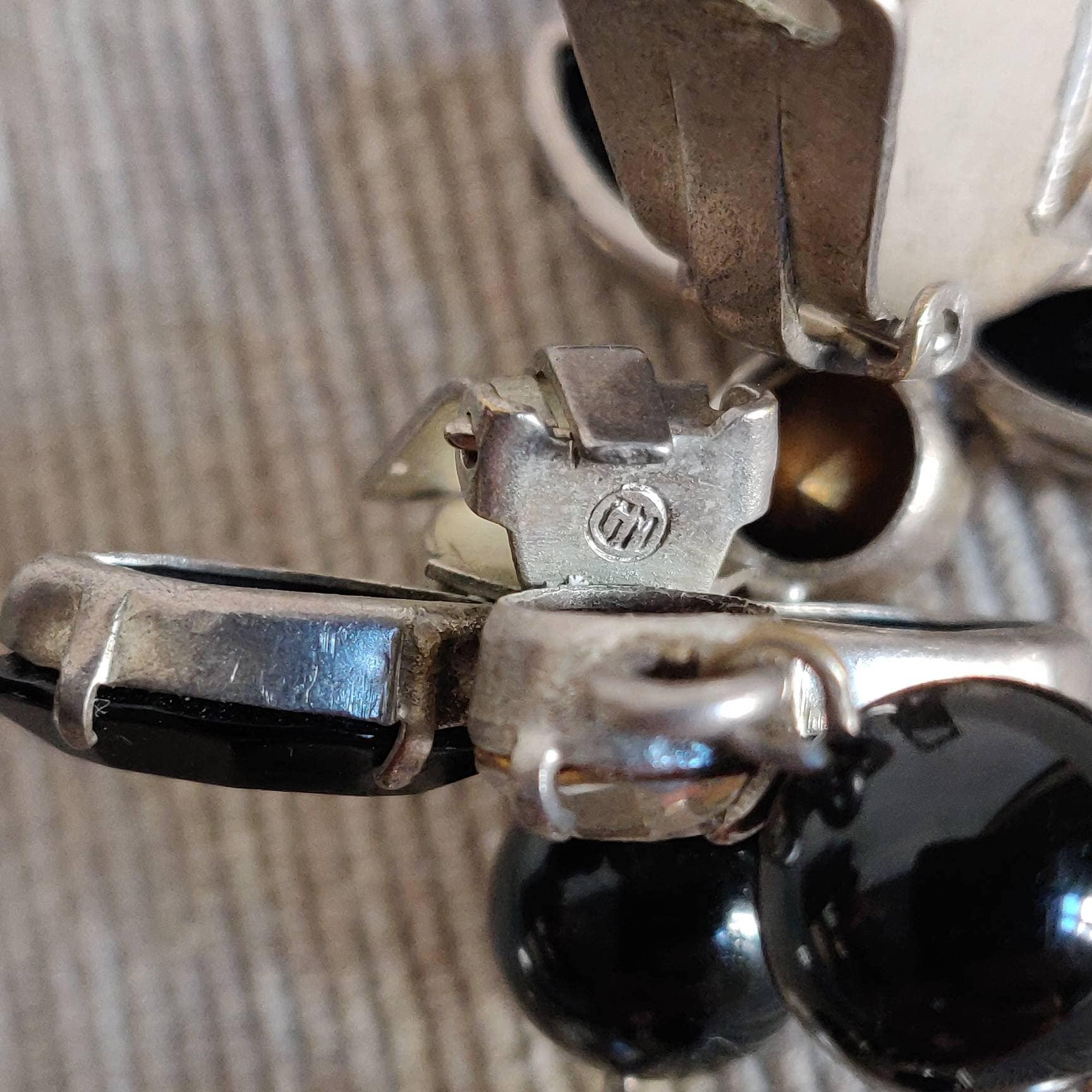 Collier Vintage Superbe 5 Rangs - Marque Giuliano Fratti - Bijou Ancien Occasion