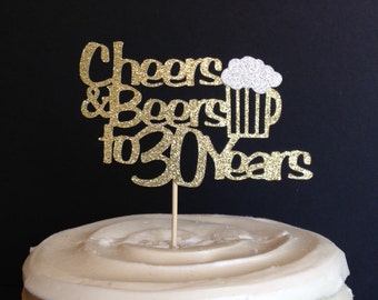 40th cake topper | Etsy