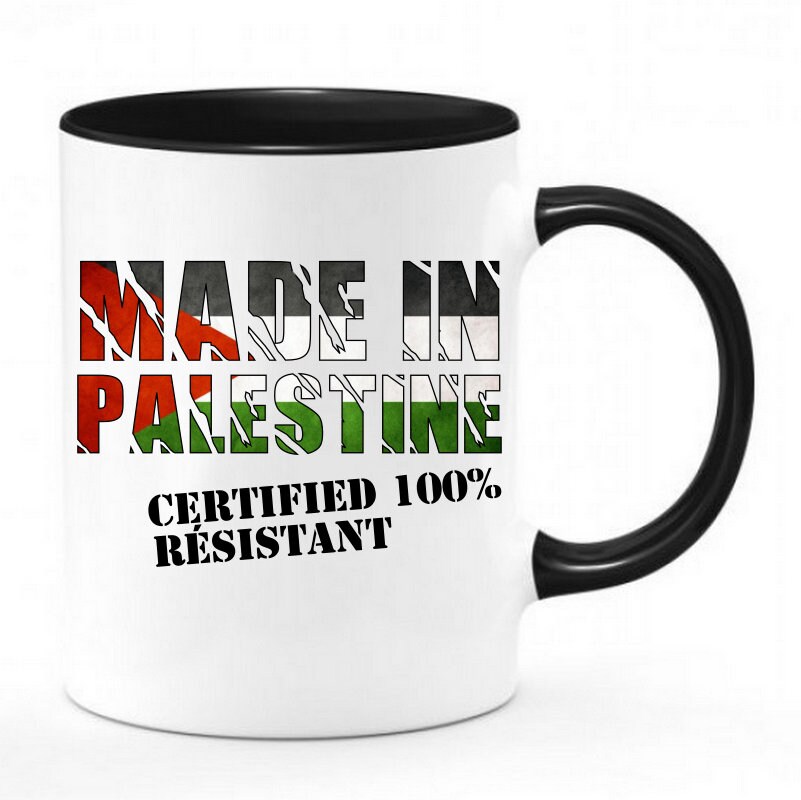 Mug Palestine Made in Palestine 100% Résistant | Le Made in - 11Oz/325Ml