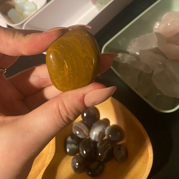 Yellow Jasper Tumble