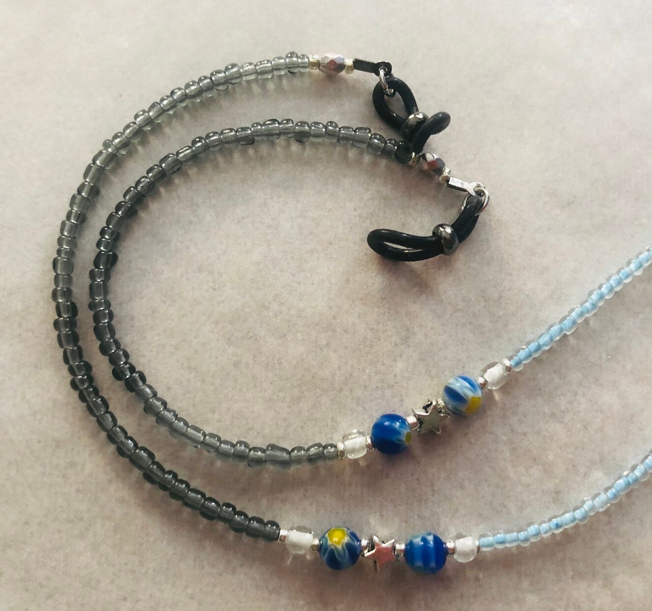 Eyewear chain two colors. Eyeglasses necklance. Etsy