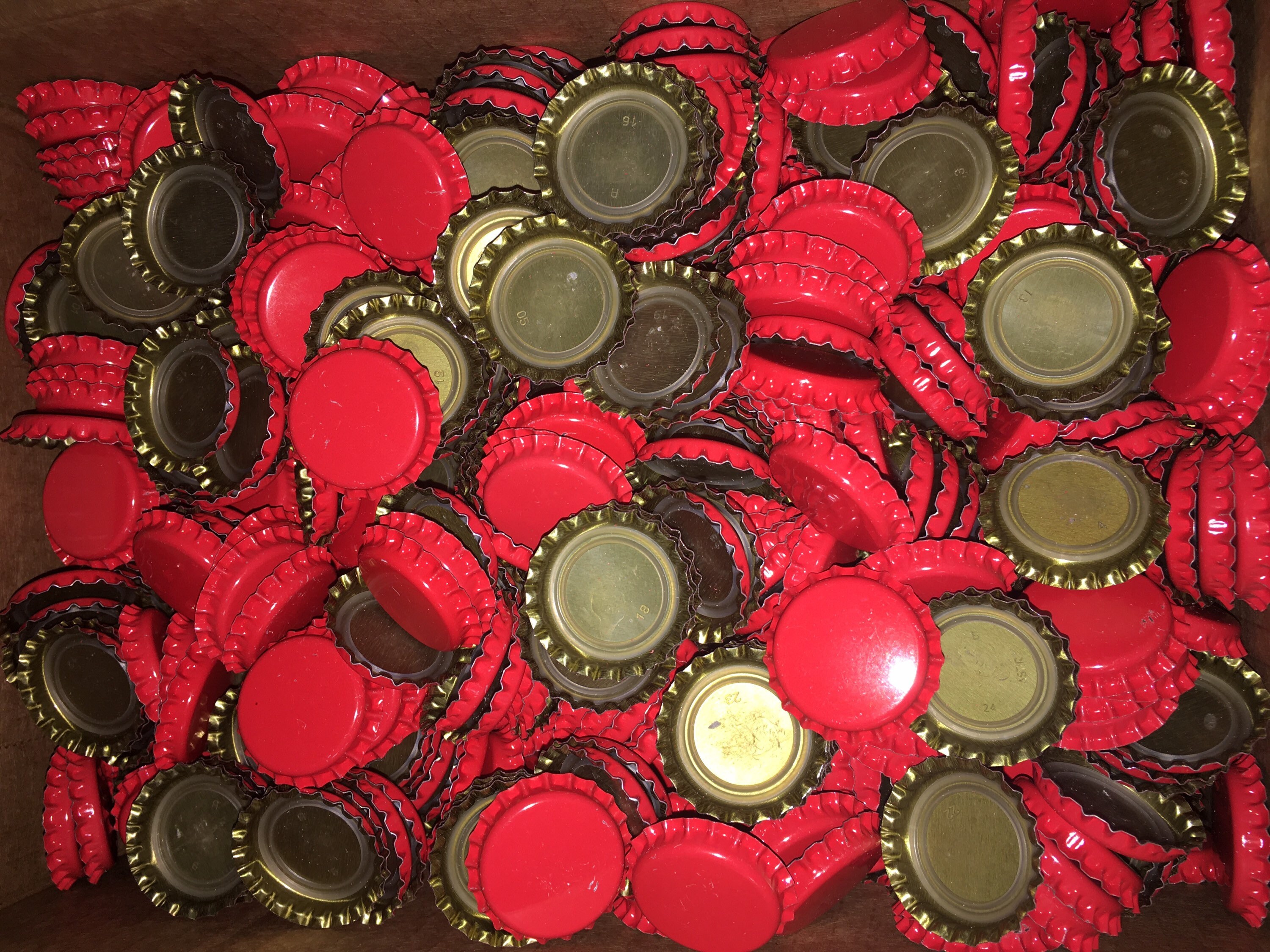 Brand new red bottle caps not crimped Etsy