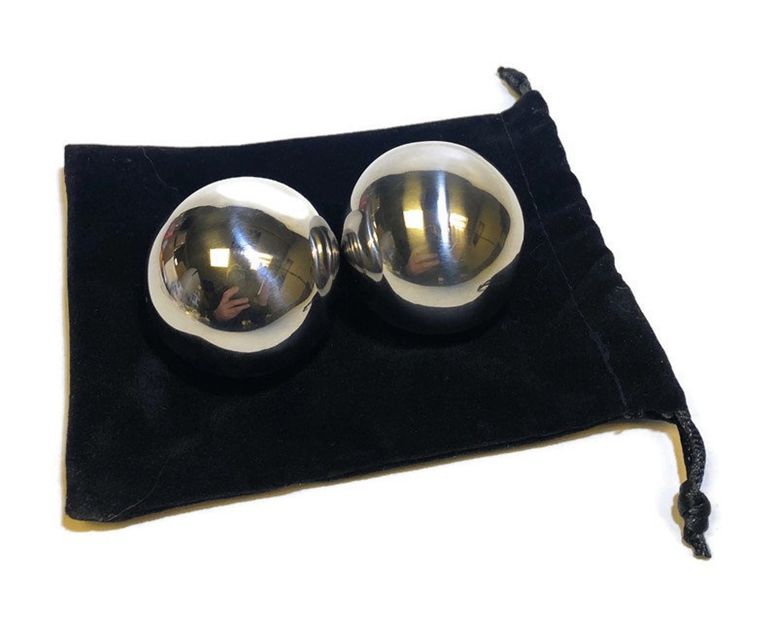 Whiskey Balls Chillers Set of 2 Stainless Steel Reusable Metal Etsy