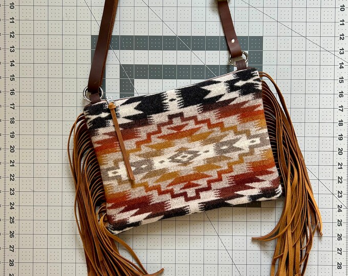 Leather Sporty Crossbody Bag - Oat main image 1