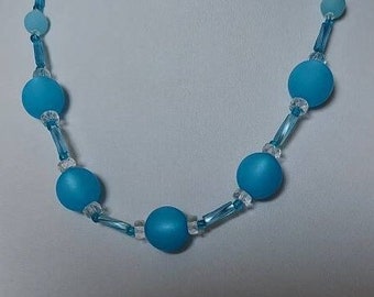 Collana estiva azzurra