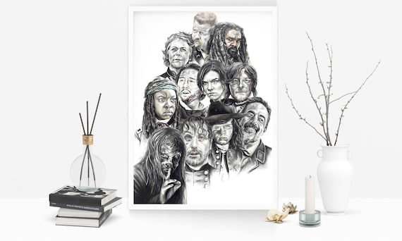 The Walking Dead Poster Set A4 A3 A2 Sets Available