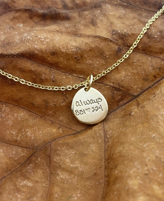 Kids fingerprint hotsell necklace