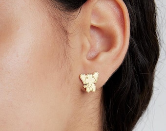 Personalized Stub Earring / Custom Kid's Drawing Stud Earrings / Chirdren Artwork Display
