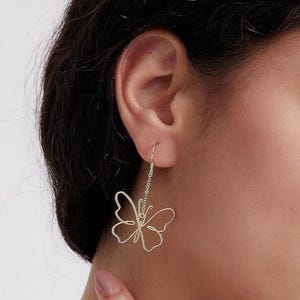 Children's Drawing Earrings / Kid's Art Earring / Personalized Earring / Child Artwork Jewelry / Gift for Mom image 4