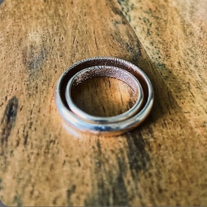 Anillo delicado/Anillo con huella dactilar/Anillo con escritura a mano personalizada/Regalo conmemorativo/Anillo con letra/Regalo para ella/Anillo de promesa/Anillo de bodas
