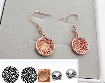 Custom Nose Print Earrings, 14K Gold Filled, Personalized Pet Jewelry