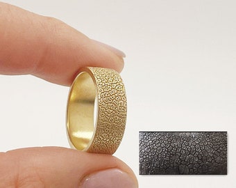 Pet's Nose Print Ring / Custom Handwriting Ring / Memorial Gift for Pet Lover