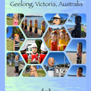 Geelong Tea Towel - Bollard Collage