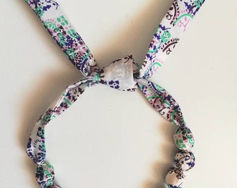 Fabric necklace