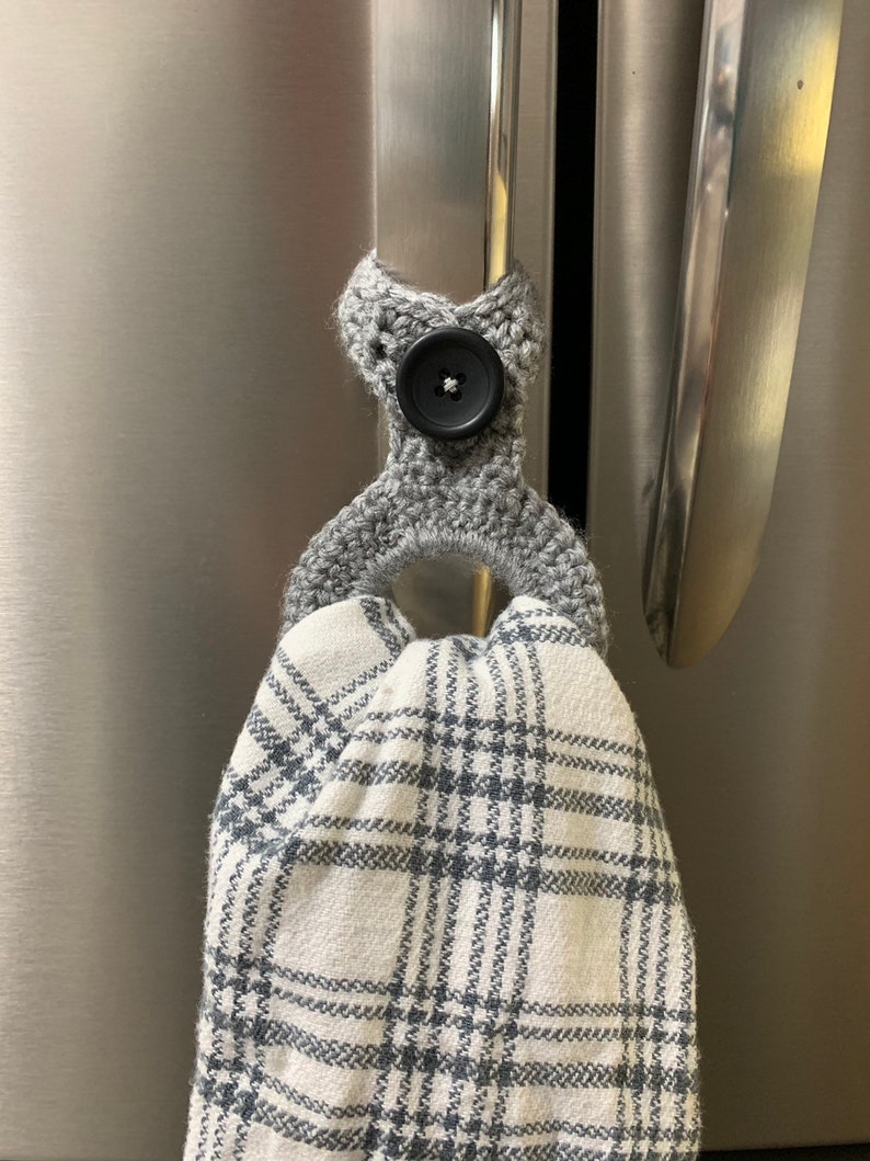 Kitchen dish cloth hanger for fridge door custom made upon Etsy