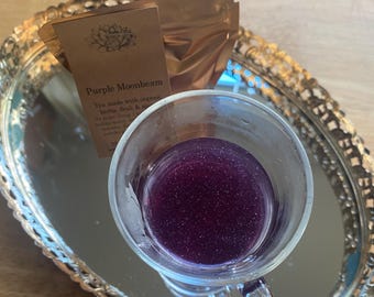 Purple Moonbeam Gourmet Organic Herbal Elixir Tisane Tea