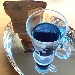 Blue Orb Gourmet Organic Herbal Elixir Tisane Blue Tea