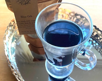 Blue Orb Gourmet Organic Herbal Elixir Tisane Blue Tea