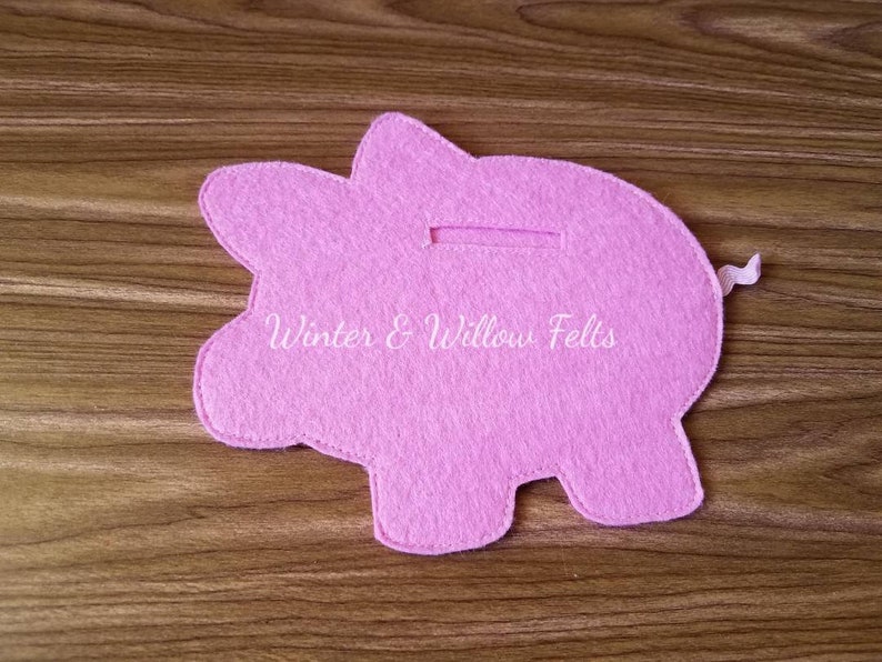 Pig Coin Purse Felt Piggy Bank Piggy Bank Money Saving Unbreakable Piggy Bank