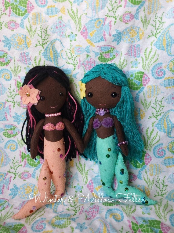 african american mermaid doll