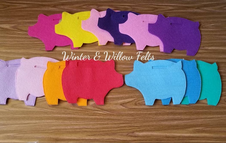 Pig Coin Purse Felt Piggy Bank Piggy Bank Money Saving Unbreakable Piggy Bank