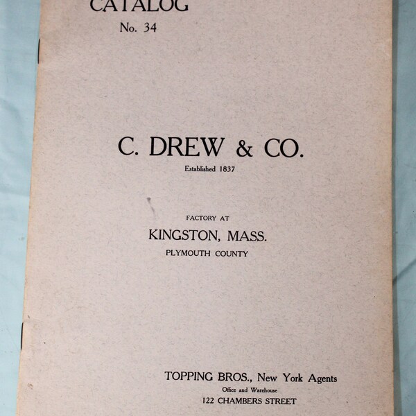Antique Catalog Etsy