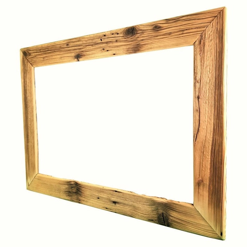 Bilderrahmen Aus Altholz Gross Ohne Glas Wanddekoration Etsy