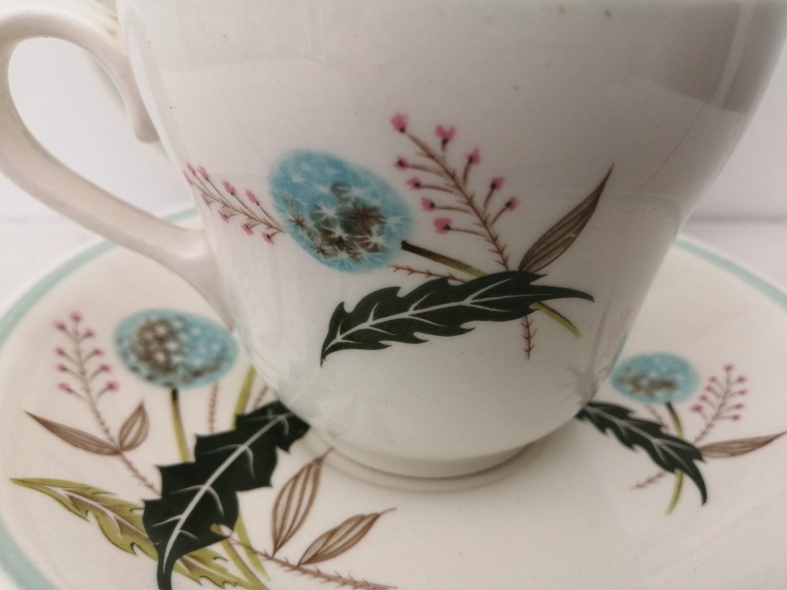 Grindley Pottery trio with rare Dorchester Dandelion Etsy